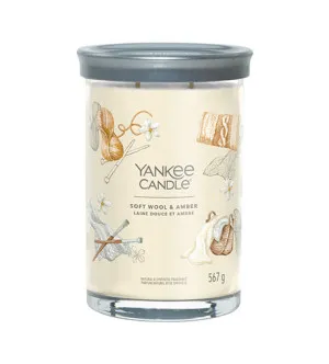 Yankee Candle Soft Wool & Amber signature tumbler velký 567 g