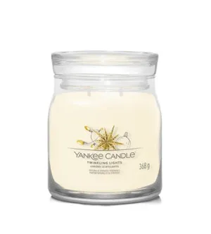 Yankee Candle Twinkling Lights signature svíčka střední 368 g