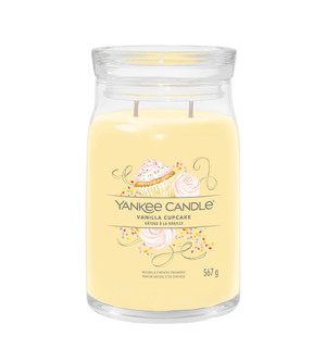 Yankee Candle Vanilla Cupcake signature svíčka velká pro muže