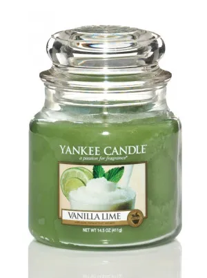 Yankee Candle Vanilla Lime vonná svíčka 411 g