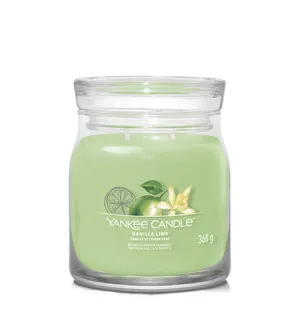 Yankee Candle Vanilla Lime signature svíčka střední 368 g