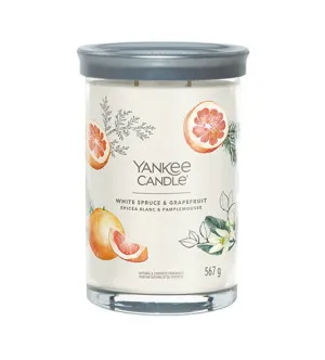 Yankee Candle White Spruce & Grapefruit signature tumbler velký 567 g