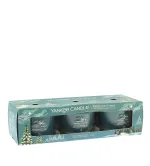 Winter Night Stars votivní svíčka ve skle 3 x 37 g 3x37 g