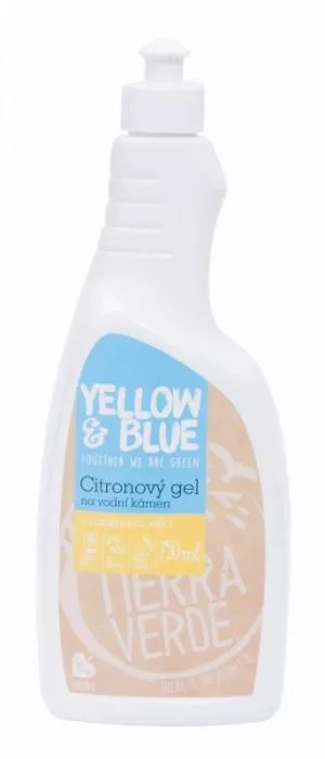 Yellow&Blue (Tierra Verde) Citronový gel na vodní kámen (750 ml) - s citronovou silicí