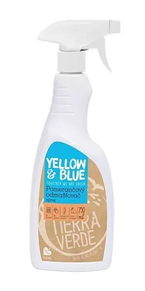 Yellow&Blue (Tierra Verde) Pomerančový odmašťovač (sprej 750 ml) - praktický univerzální čistič