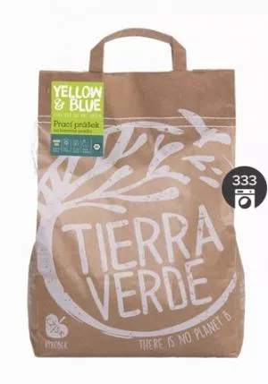 Yellow&Blue (Tierra Verde) Prací prášek na barevné prádlo (pap. pytel 5 kg)