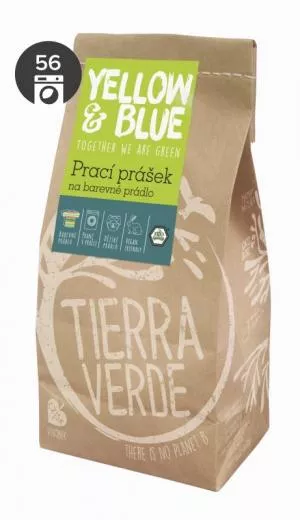 Tierra Verde Prací prášek na barevné prádlo (pap. sáček 850 g)