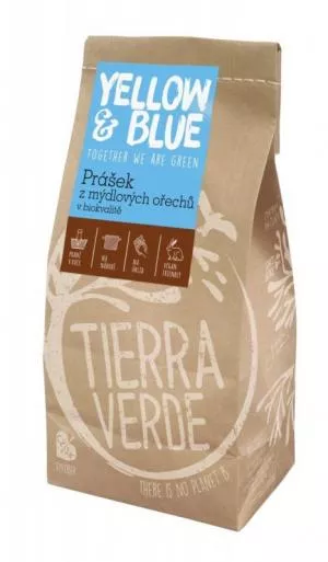 Yellow&Blue (Tierra Verde) Prášek z mýdlových ořechů BIO (sáček 500 g)