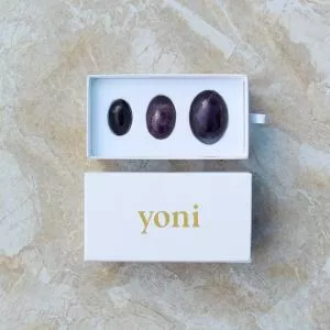 Yoni Yoni Vajíčka set Ametystový