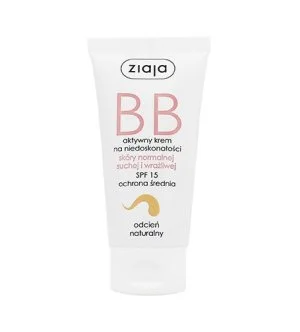 Ziaja BB Cream Normal, Dry & Sensitive Skin BB krém pro normální a suchou pleť SPF 15 Natural