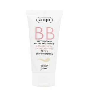 Ziaja BB Cream Normal, Dry & Sensitive Skin BB krém pro normální a suchou pleť SPF 15 Light