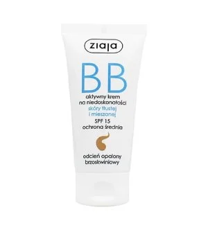 Ziaja BB Cream Oily & Combination Skin BB krém pro mastnou a smíšenou pleť SPF 15 Dark
