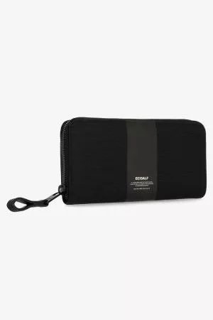 Ecoalf Zip Large Wallet Black