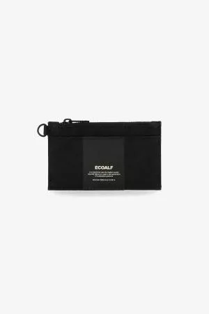 Ecoalf Zip Small Wallet Black