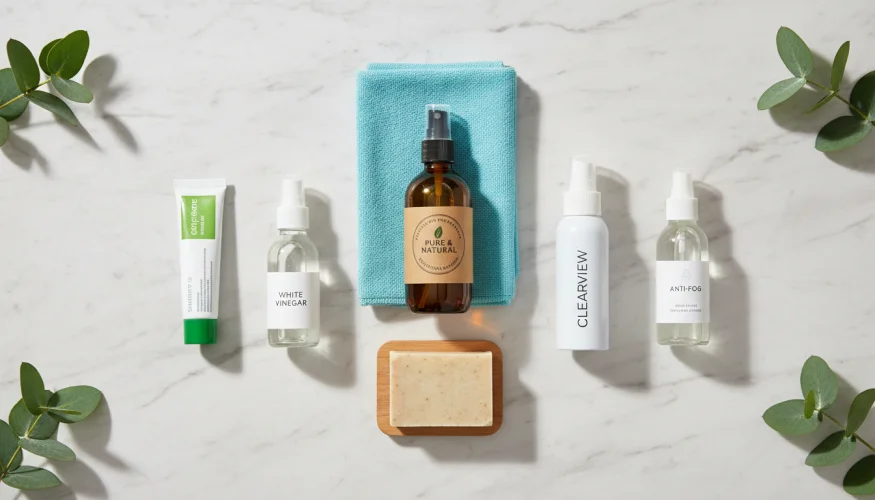 Produtos contra o embaciamento do espelho – glicerina, sabão, pasta de dentes, vinagre e spray anti-embaciamento