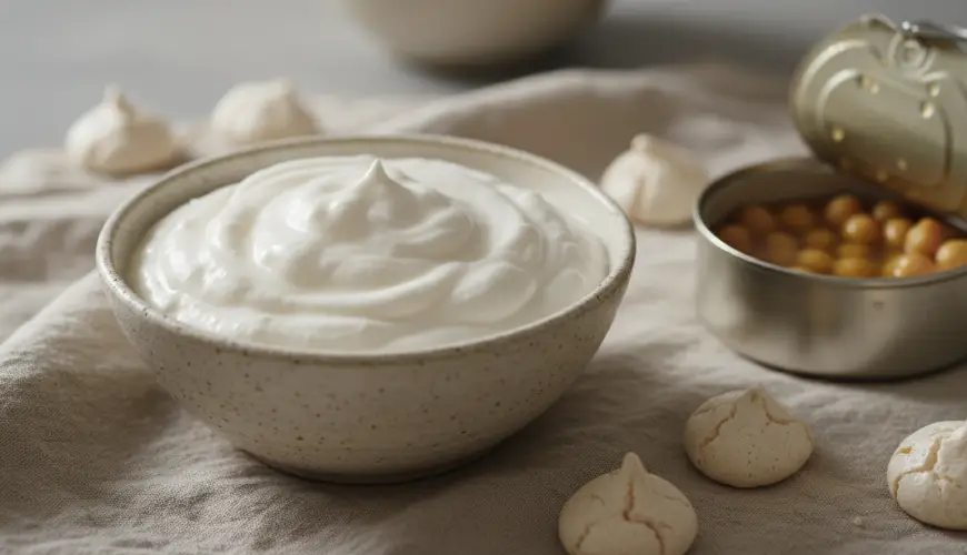 Aquafaba neboli tekutina z cizrny nahradí vejce při pečení