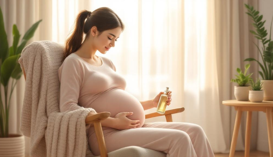 Masáž hráze může být šetrným rituálem, který podpoří uvolnění pánve před porodem.