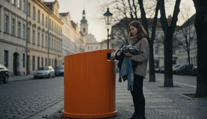 Co se stane s oblečením z kontejneru na textil