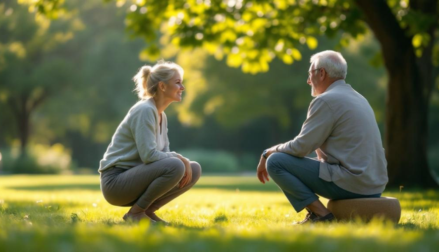 Hluboký dřep je přirozený pohyb, který může podpořit mobilitu i stabilitu těla