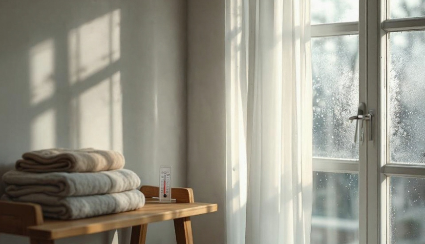 Jak snížit vlhkost v bytě, aby se méně rosila okna a v rozích se netvořila plíseň