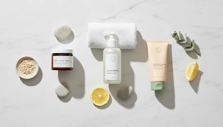 Péče o kůži s keratosis pilaris – produkty pro exfoliaci a hydrataci