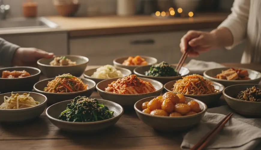 Korejské přílohy banchan co vydrží celý týden v lednici