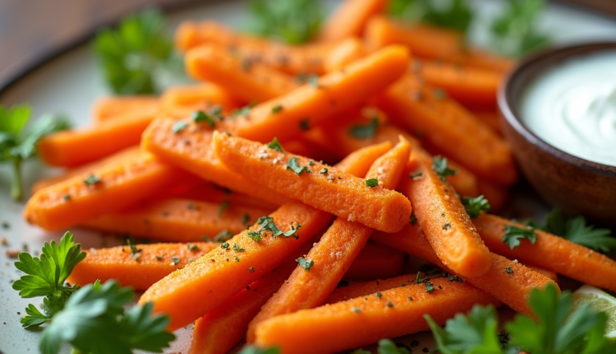 Mrkvové hranolky mohou nahradit bramborové, protože jsou lehčí, voňavé a krásně se koření