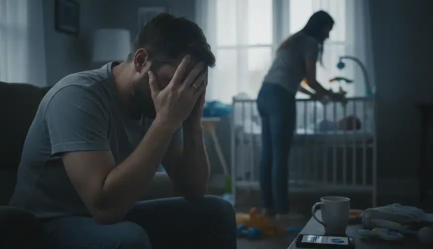 Poporodní deprese se týká i mužů