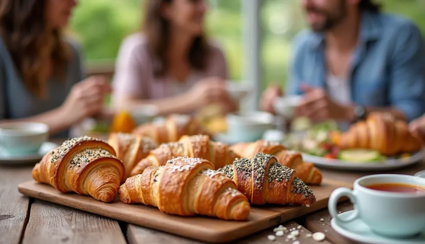 Slané croissanty z listového těsta, které okouzlí vaše chuťové pohárky