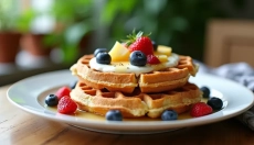 Cottage vafle jako lahodná snídaně pro zdravý start dne