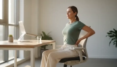 Cviky na stabilizaci lopatek u stolu pro zdravá záda