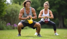 Goblet dřep je cvik, který zlepší techniku dřepu, i když cvičíte doma