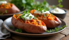 Jak na zapečené plněné batáty snadno a rychle doma