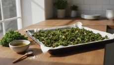 Připravte si kapustové čipsy z trouby za 10 minut