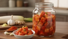 Recept na fermentované ředkvičky podle korejské kuchyně