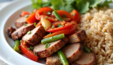 Rychlý oběd z vepřové kýty pro snadnou a chutnou přípravu