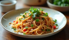 Rýžové nudle se zeleninou jako oblíbená volba pro zdravé vaření