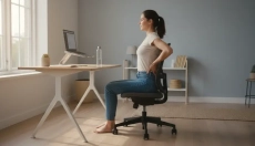 Správné držení těla ovlivňuje víc než jen záda
