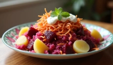 Šuba recept - vrstvený salát plný vzpomínek a skvělých chutí