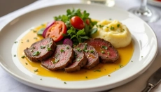 Udržitelné hovězí plátky na hořčici pro moderní vaření