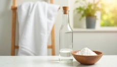 Už žádné tvrdé ručníky díky praní ručníků s octem a sodou