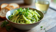 Zdravý francouzský celerový salát, který si oblíbí každý