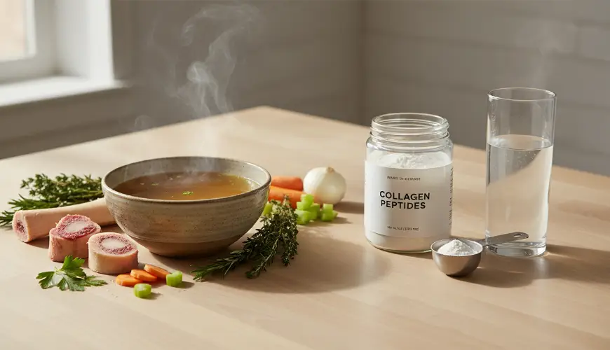 Vývar vs. kolagenové doplňky v praxi