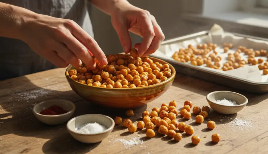 Vyzkoušejte zapečenou cizrnu jako křupavý snack