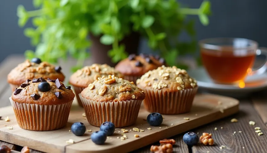 Zdravé muffiny z ovesných vloček a banánu pro každou příležitost